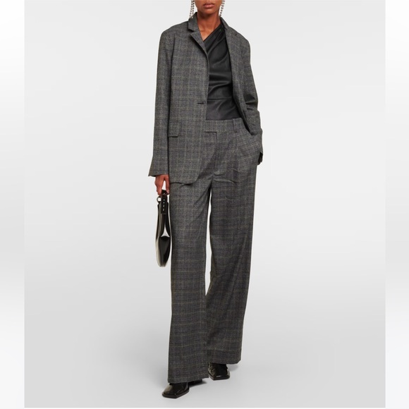 NWOT PROENZA SCHOULER
checked wide-leg Wool pants size 8 - Picture 3 of 15
